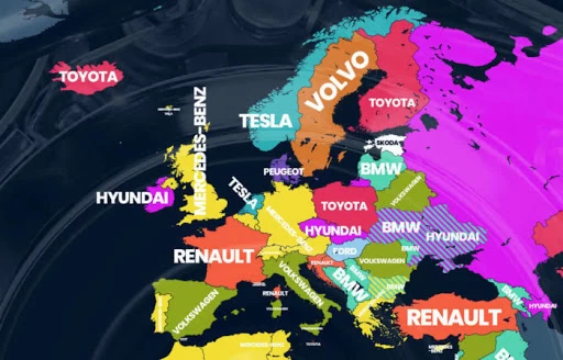 World's most popular, searched sports cars according to Google